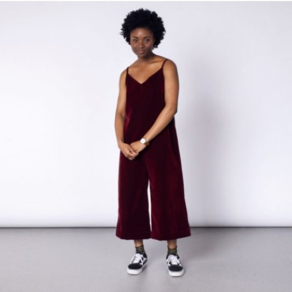 WILDFANG Velvet Jumpsuit